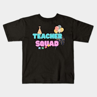 Teacher Squad  learning book Kids T-Shirt